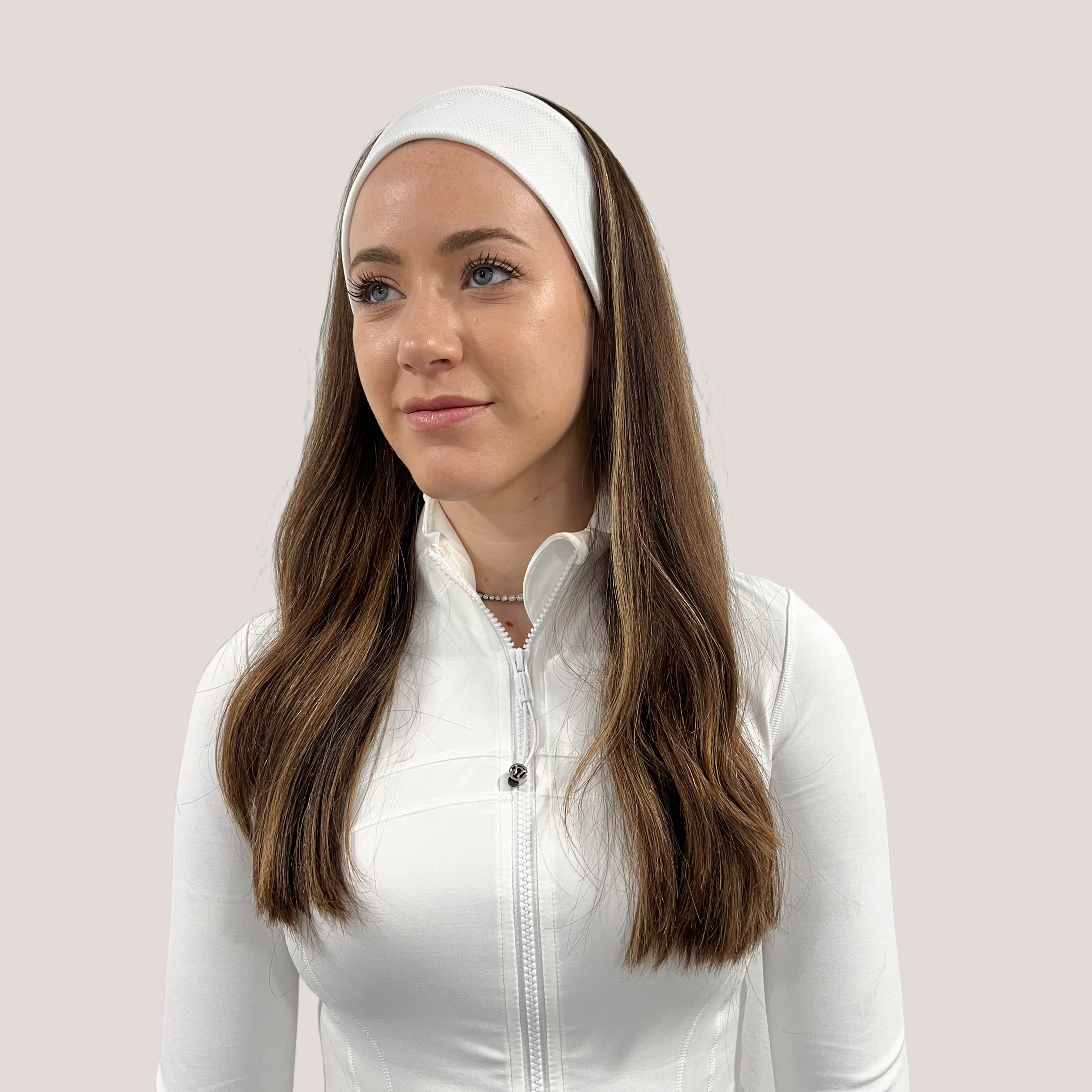 Kerria Yaffa Yoga X Valeri Headband- White