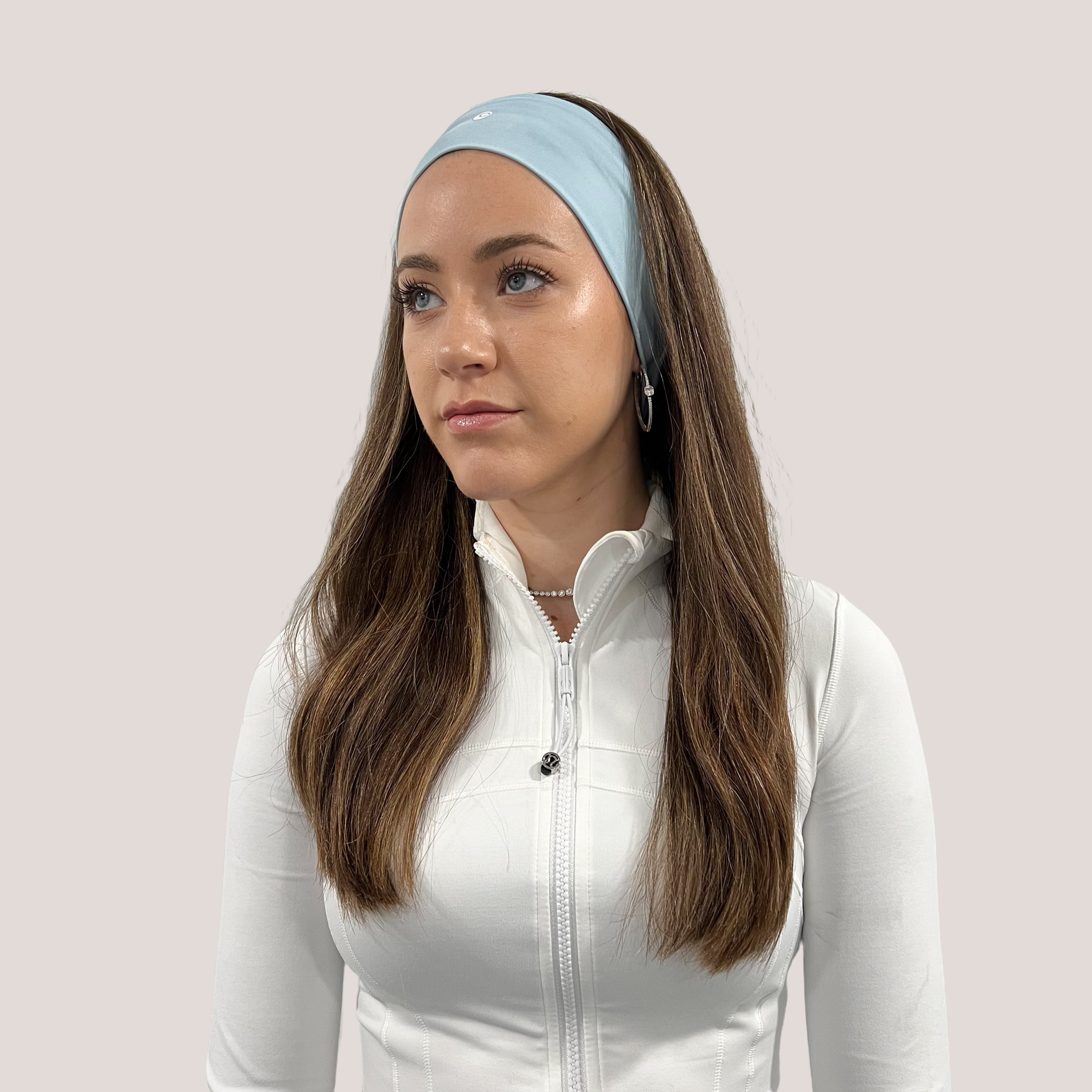 Hibiscus Yaffa Yoga X Valeri Headband- Sky Blue